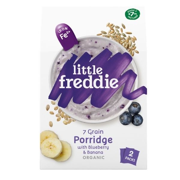 Blueberry and Banana 7 Grain Porridge (Fe2) 12 x 2 x 80g  -NEW SKU