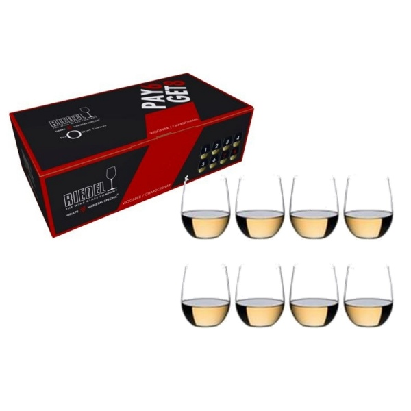 RIEDEL O TUMBLER VIOGNIER / CHARDONNAY (SET OF 8'S) 5414/85