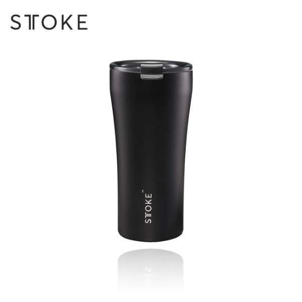 Sttoke Leakproof Ceramic Cup 16 oz - Midnight Black