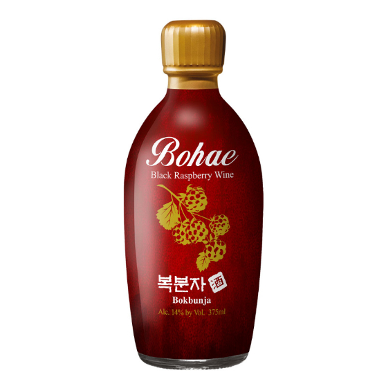 Bohae Bokbunja 375ml Alc 14% (Raspberry Wine)