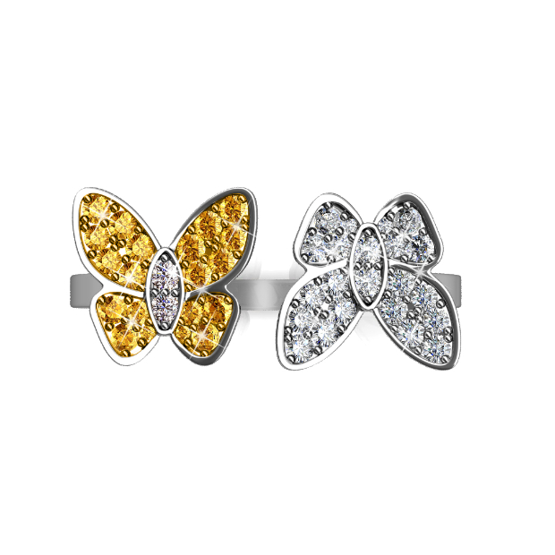 Butterfly Lovers Ring - US Size 9