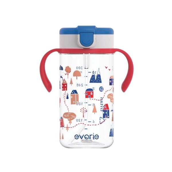 Evorie Tritan Kids Straw Water Bottle Mug 300mL, Happy Valley