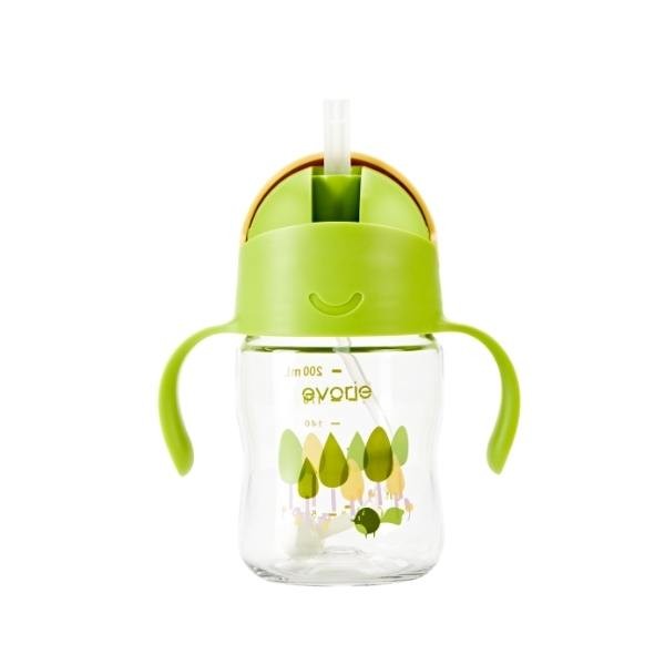 Evorie Tritan Baby 360 Straw Water Bottle Sippy Cup 200mL, Amazon