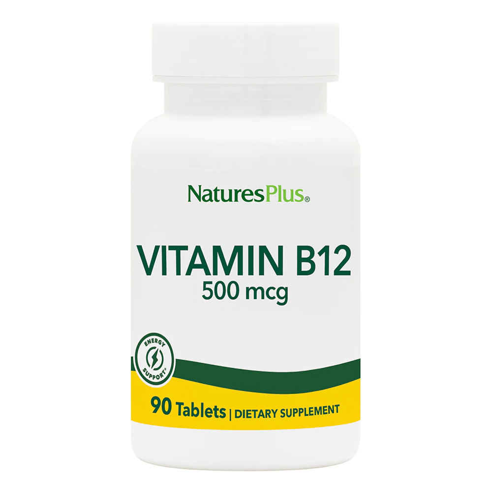 Natures Plus Vitamin B-12 500 mcg 90 Tablets