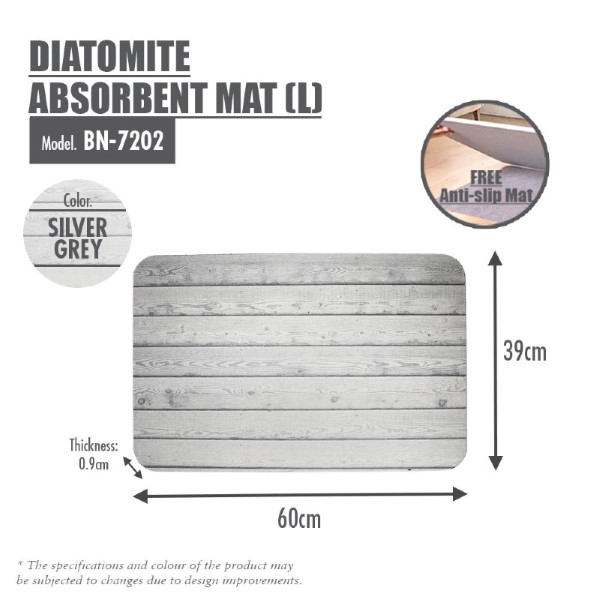 HOUZE - Slatted Wood Diatomite Mat