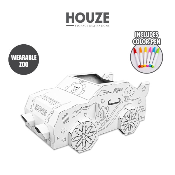 HOUZE - TOCAR Kids Cardboard Craft (9 Types)