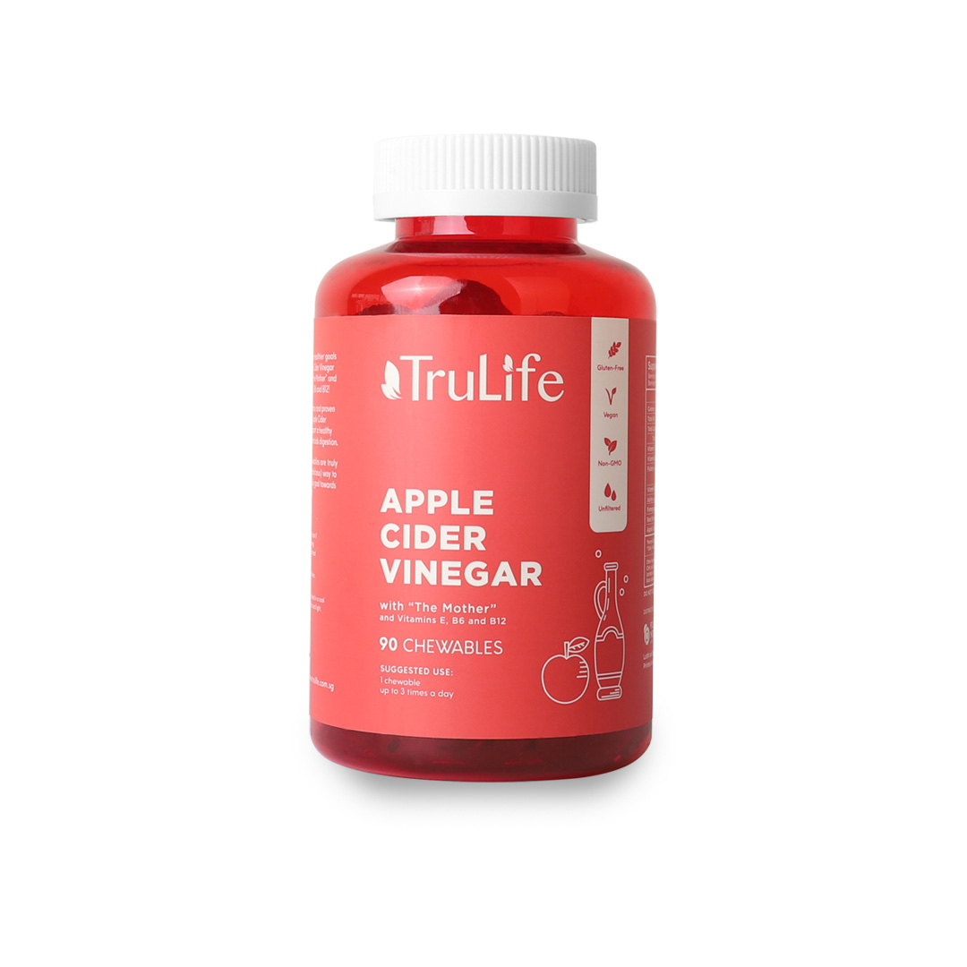 TruLife Apple Cider Vinegar Chewables / Gummies 90’S