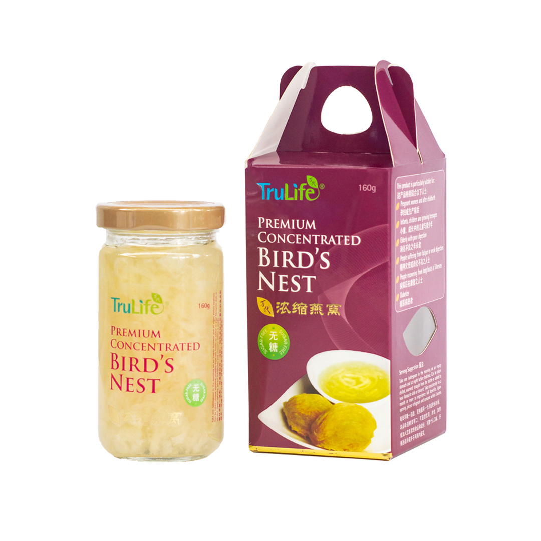 TruLife Premium Concentrated Bird’s Nest (Sugar Free) 160g