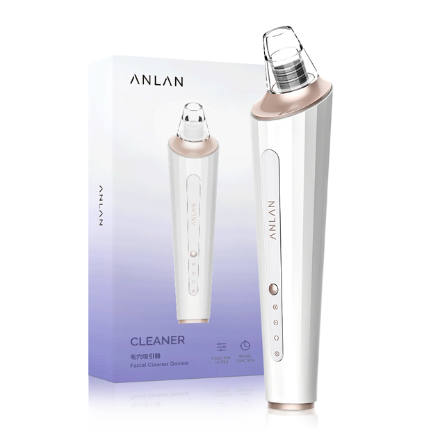 Anlan Facial Cleaner Device - 3 Level Suction Pore Cleaner Blackhead Vacuum