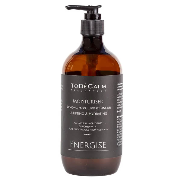 To Be Calm Energise - Lemongrass, Lime & Ginger - Moisturiser 500ml