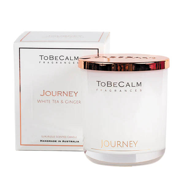 To Be Calm Journey - White Tea & Ginger - Luxury Large Soy Candle