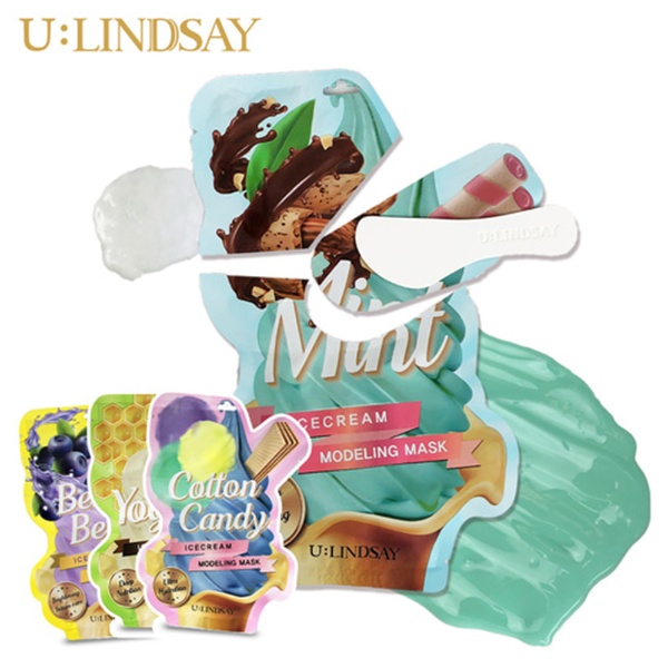 [FREE GIFT] Lindsay Ice Cream Modeling Mask - Mint