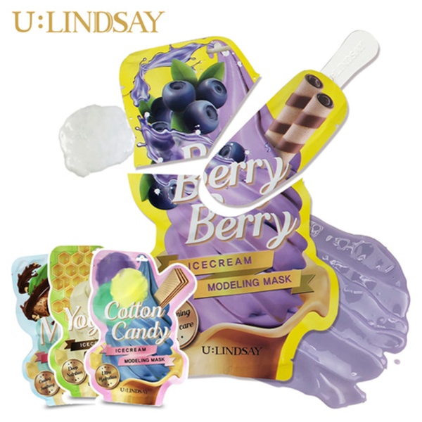 [FREE GIFT] Lindsay Ice Cream Modeling Mask - Berry Berry