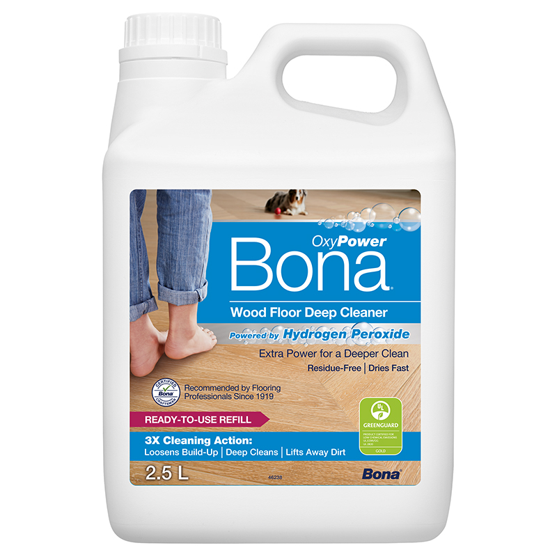 Bona OxyPower Wood Floor Deep Cleaner Refill, 2.5L