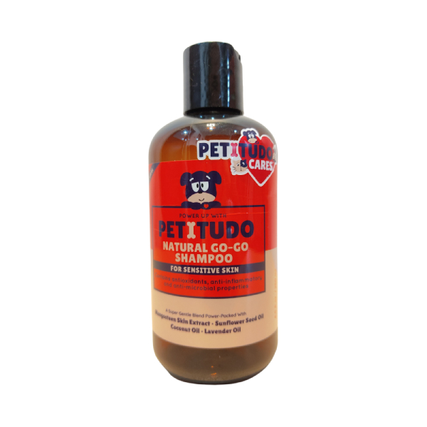 PETITUDO CARES - REDUCE, REUSE-REFILL PETITUDO NATURAL GO-GO SHAMPOO (DOG) (FOR SENSITIVE SKIN) 250 ML